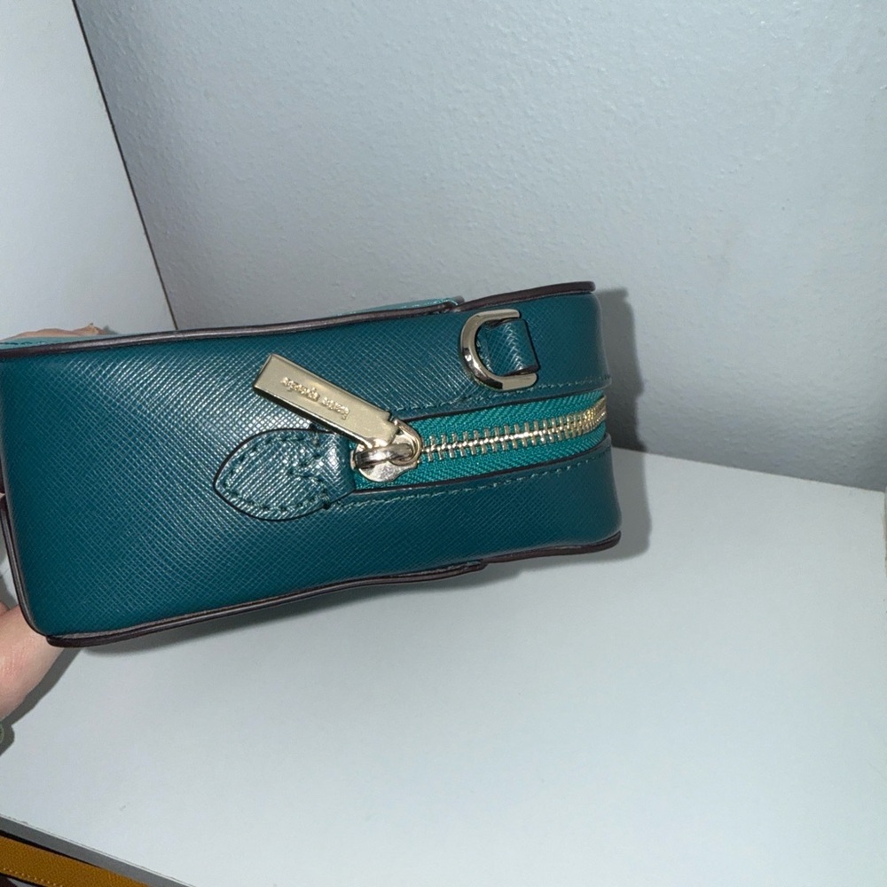 Kate Spade Teal Colorblock Camera Crossbody - Picture 11 of 13